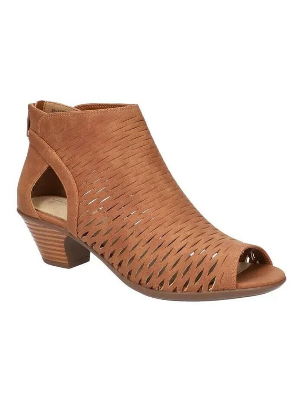 Easy Street Sunrise Block Heel Sandals 6.5 Tan MSRP $80